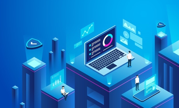 Illustration du service Logiciels & Intégration Cloud proposé par YeminiCoder